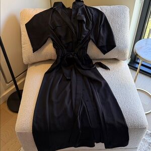 H&M Classic Black Midi Dress